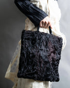 "LOEWE" Real fur and nappa leather tote bag