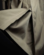 "BURBERRYS" Traditional detail double-breasted stand color trench coat