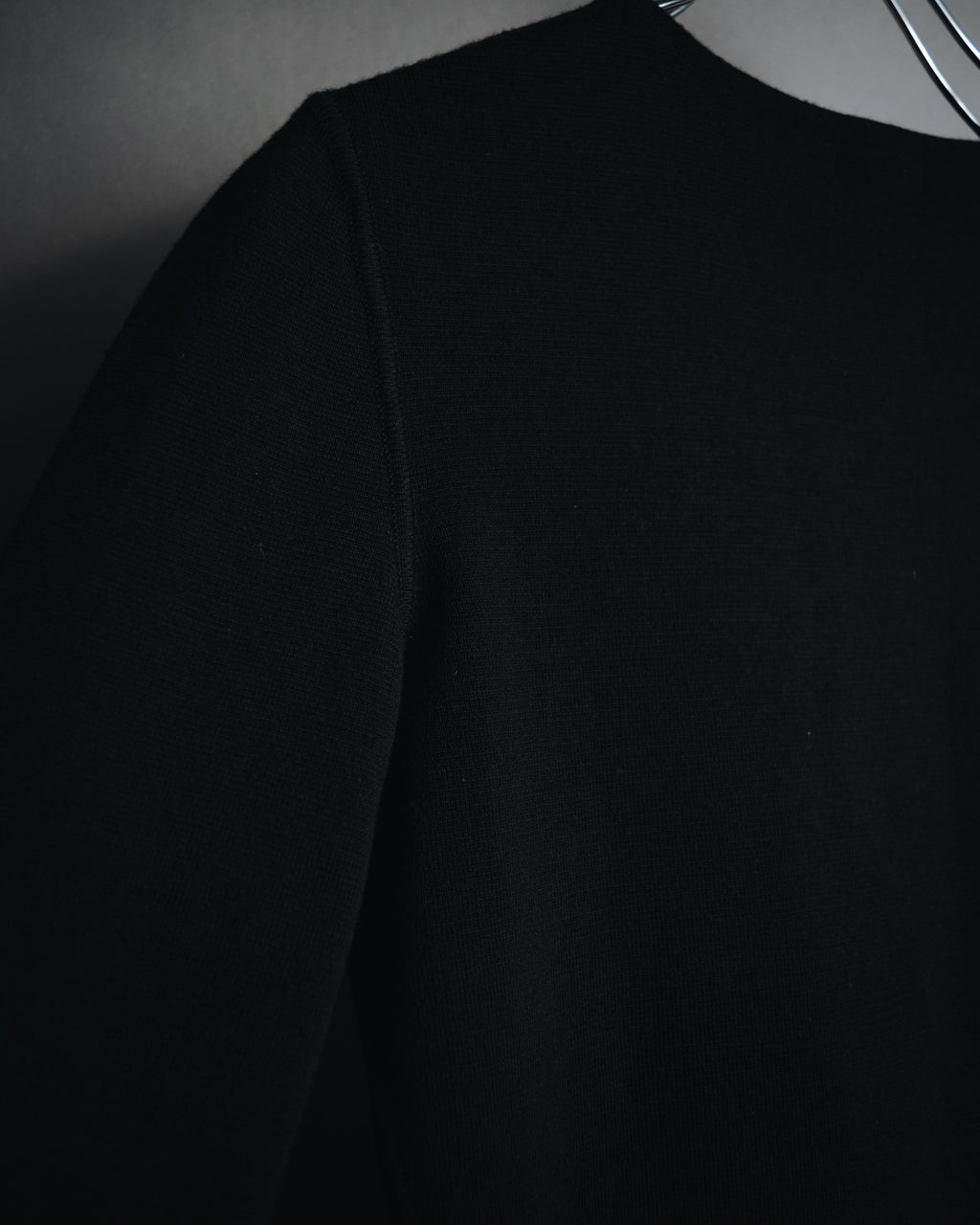 "HERMES" 00’s Minimal wool cashmere crewneck knit