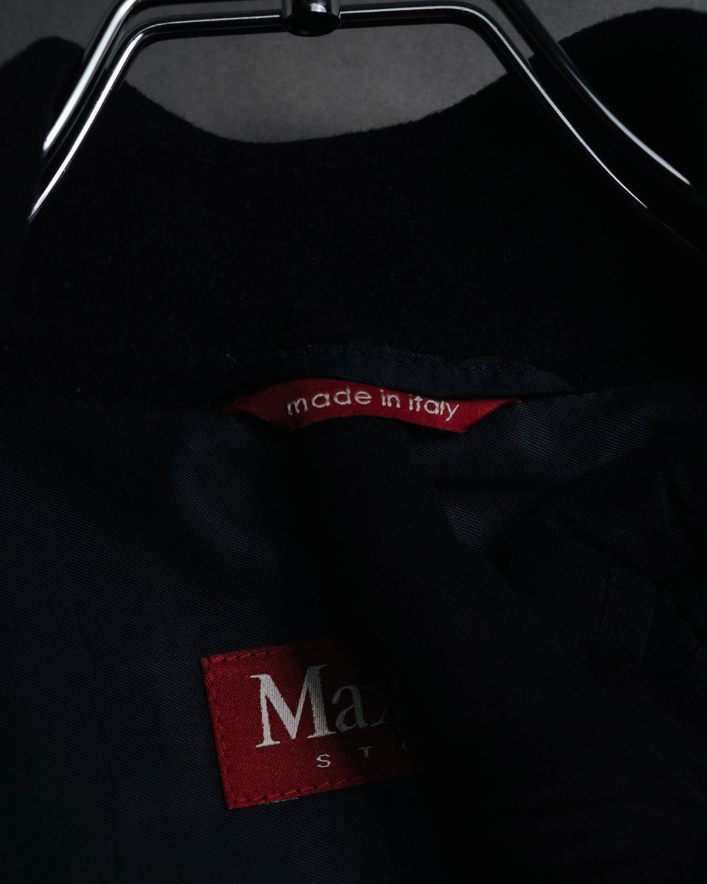 "MaxMara STUDIO" 2010’s Virgin wool stand-collar coat