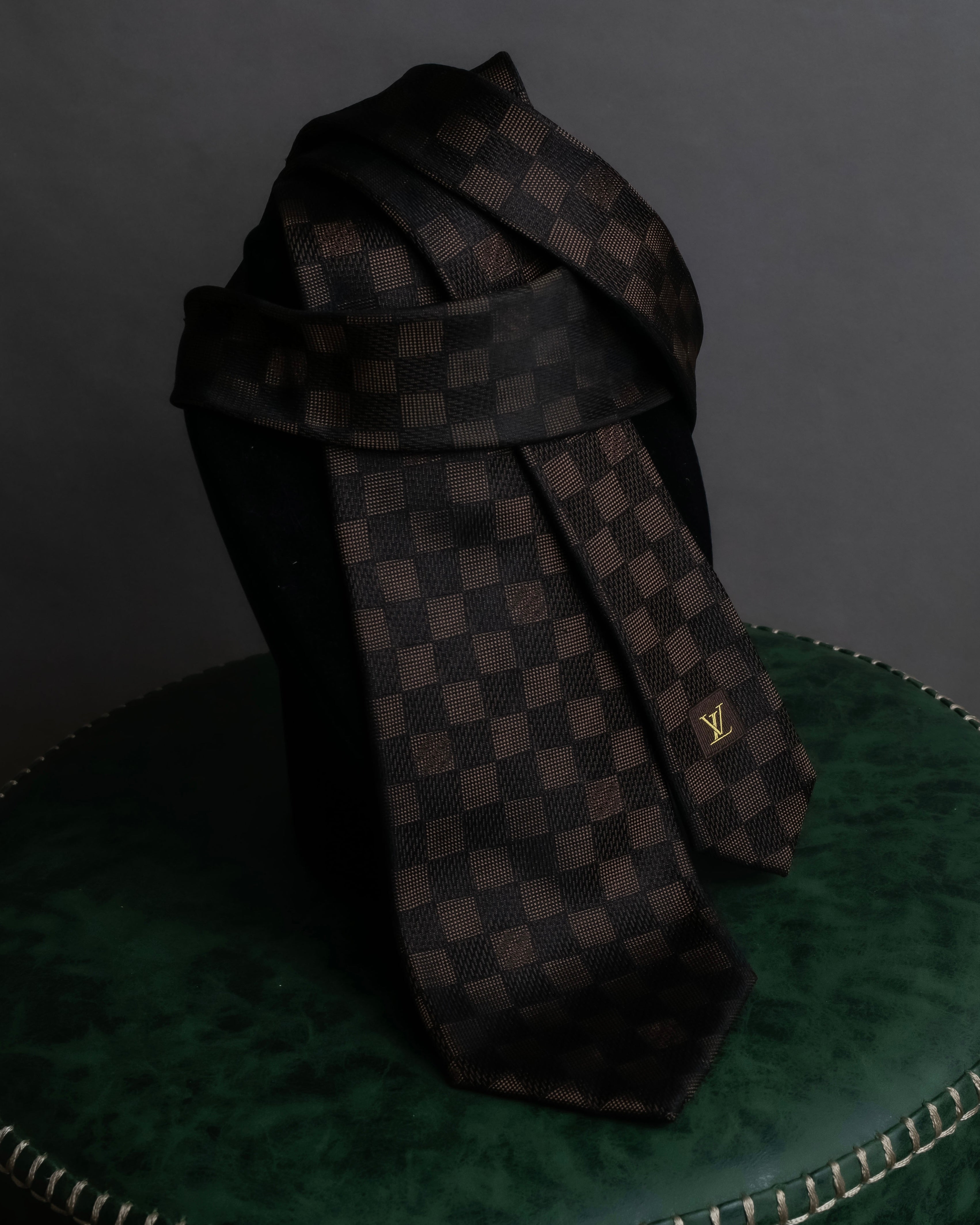 LOUIS VUITTON (ルイ・ヴィトン) - ダミエ ネクタイ - ブラウン