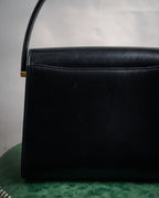“VALENTINO GARAVANI” 80’s-90’s V clasp top handle bag