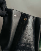 -SPECIAL- “BALENCIAGA” 2013-17 Le dix mixed leather shoulder bag
