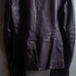 "GUCCI" Cutting design leather tailored jacket