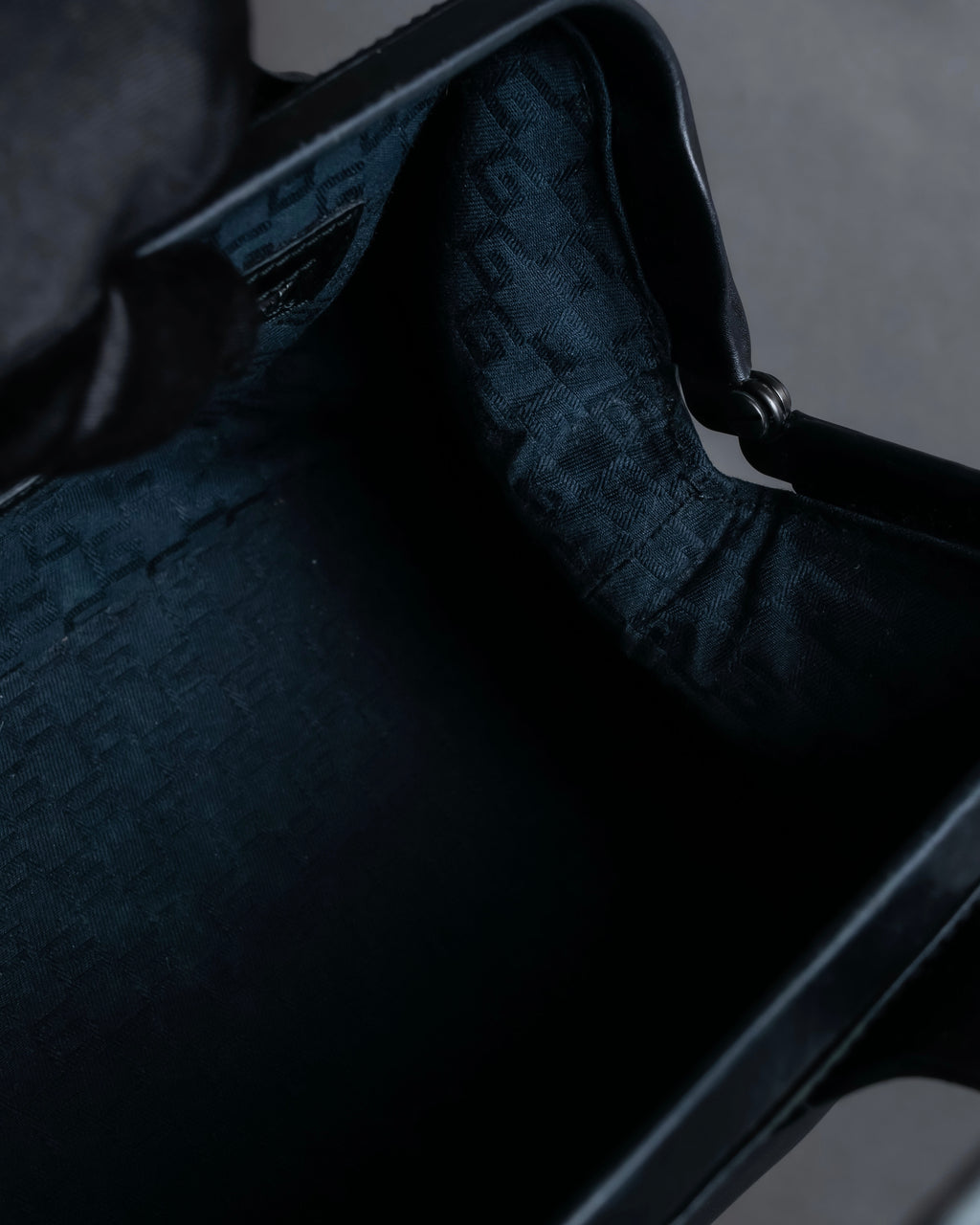 "GUCCI" Vintage gold metal fittings mini doctor bag