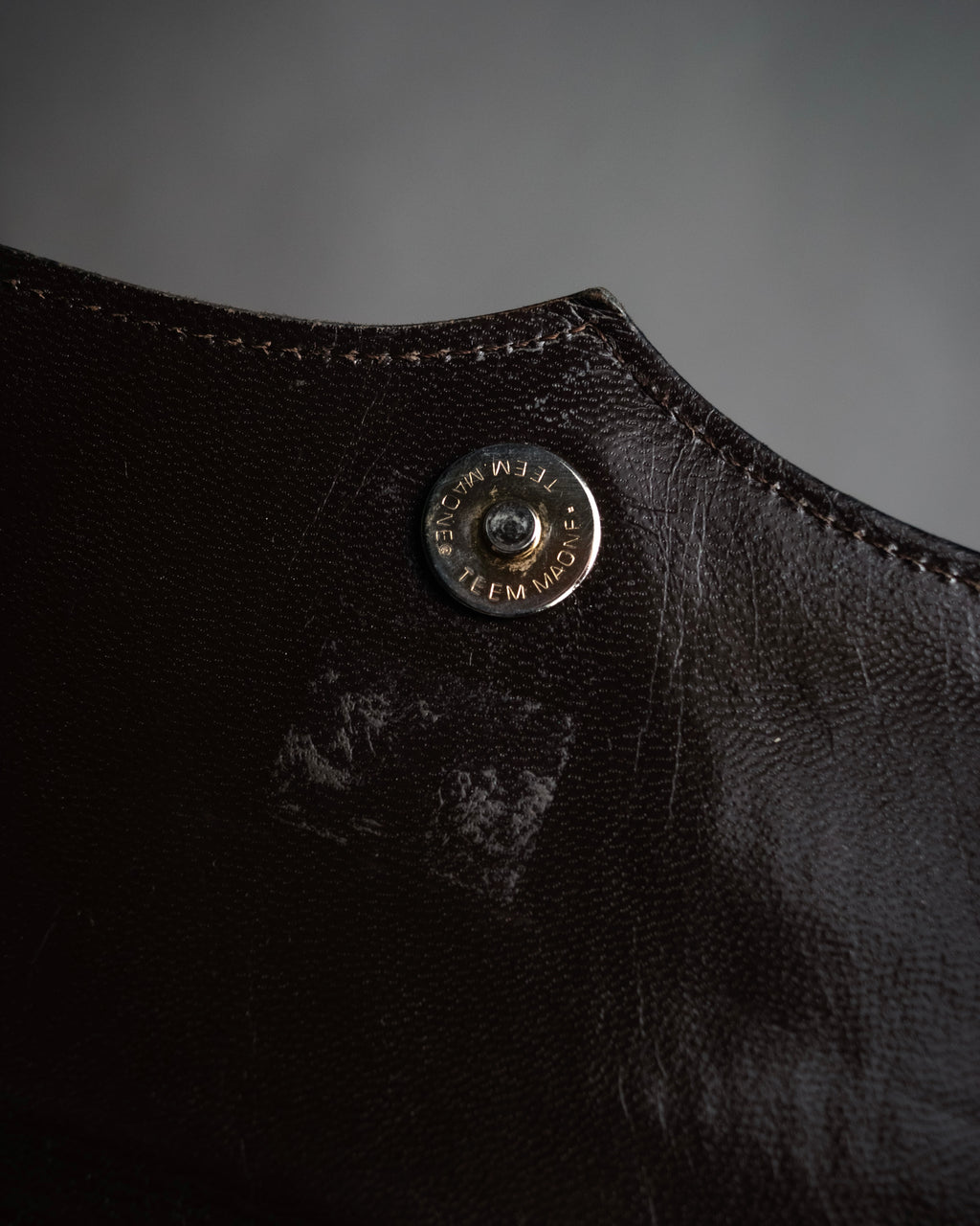 “Yves Saint Laurent” 80’s-90’s Cassandre embossed shoulder bag