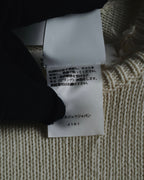 "Maison Margiela" 2022SS Destroyed rib-knit sweater