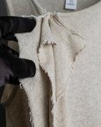 "Y's" Linen cotton mix ruffle design tank top