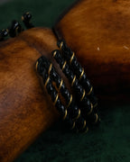 "MAISON MARGIELA" Twisted cord design brass bangle