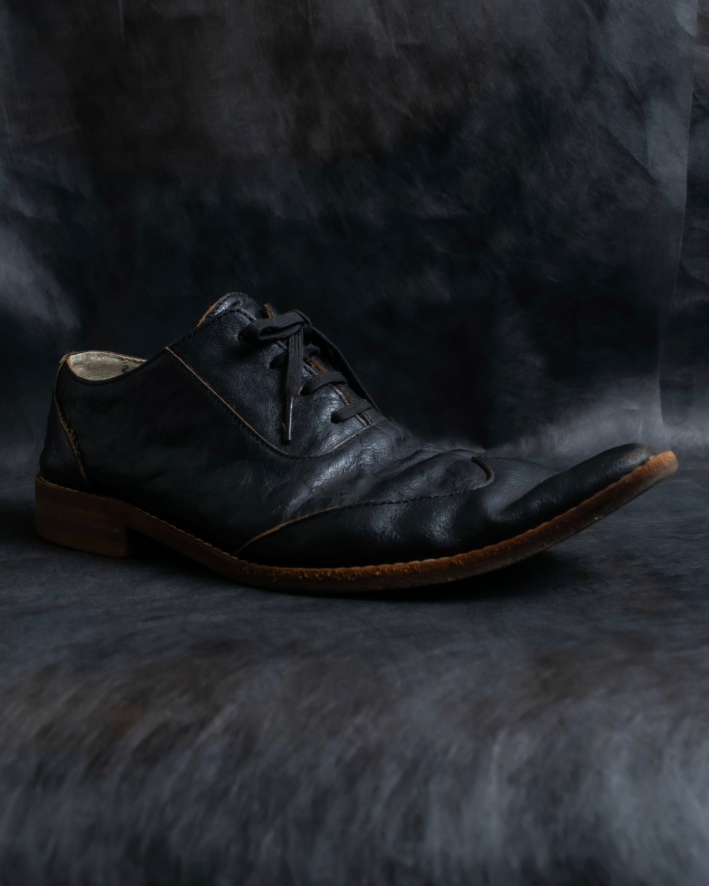 "tricot COMME des GARCONS" Western style leather derby shoes