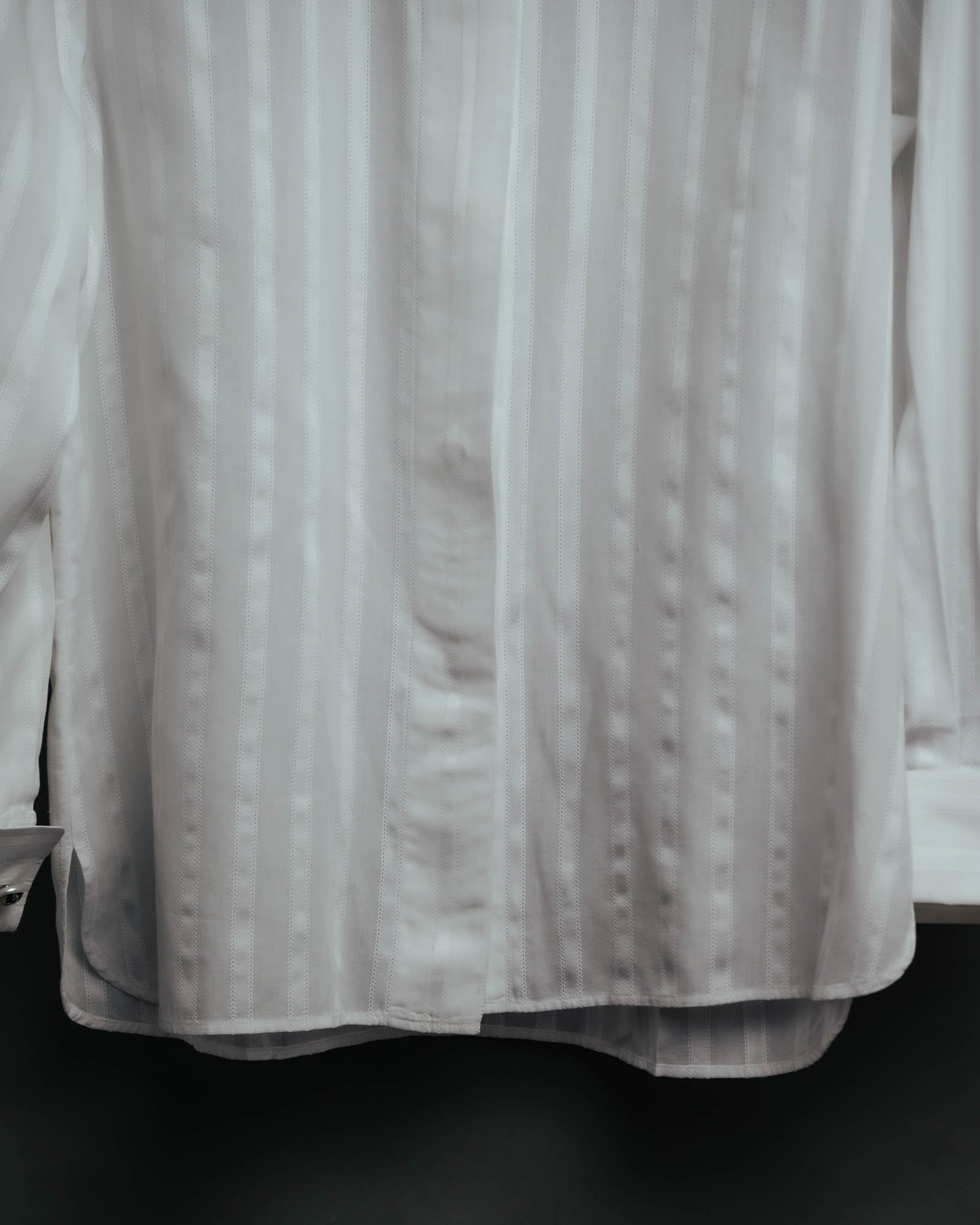 -SPECIAL- “CHANEL” 08 Cruise Collection Sheer cotton stand collar shirt