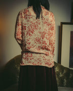 -SPECIAL- "GUCCI" 2010's-20's Romantic floral ruffle blouse