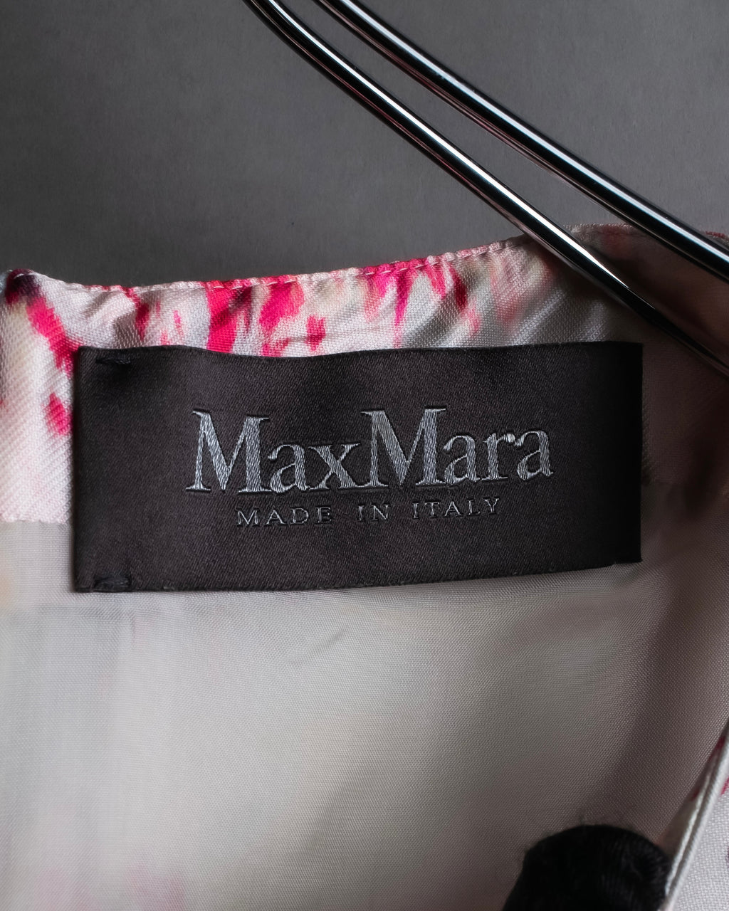 "Max Mara" Watercolor floral pattern sleeveless long dress