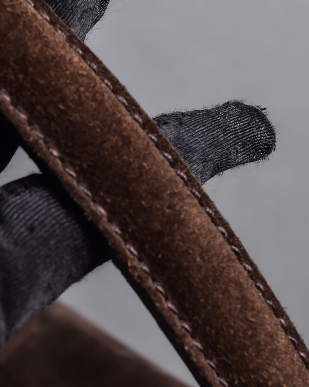 "LOEWE" Textured suede panel barcelona shoulder bag