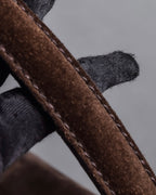 "LOEWE" Textured suede panel barcelona shoulder bag