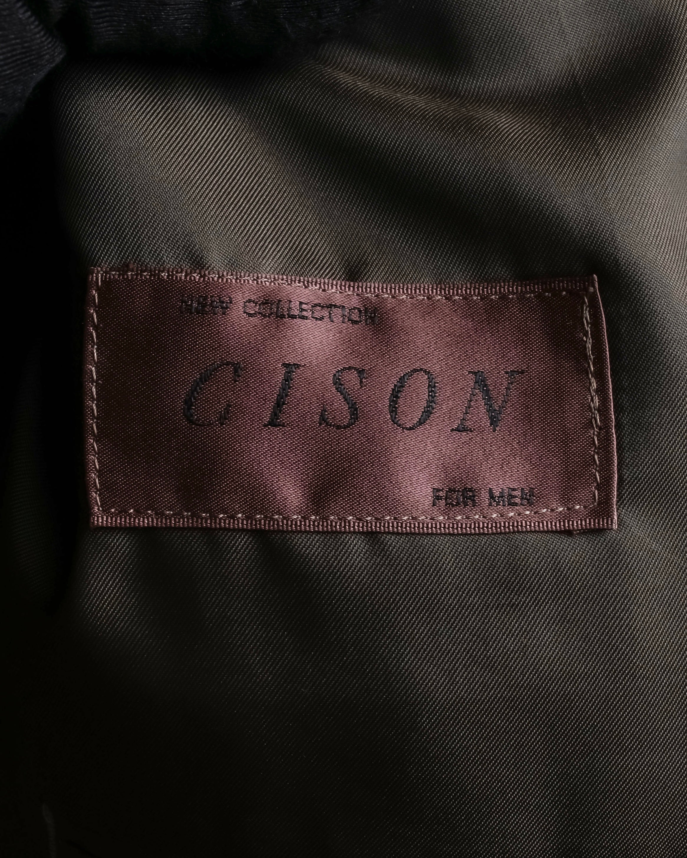 "Vintage heathered wool tailored jacket"