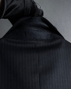 "GUCCI" 90's Elegant suiting pinstripe set up