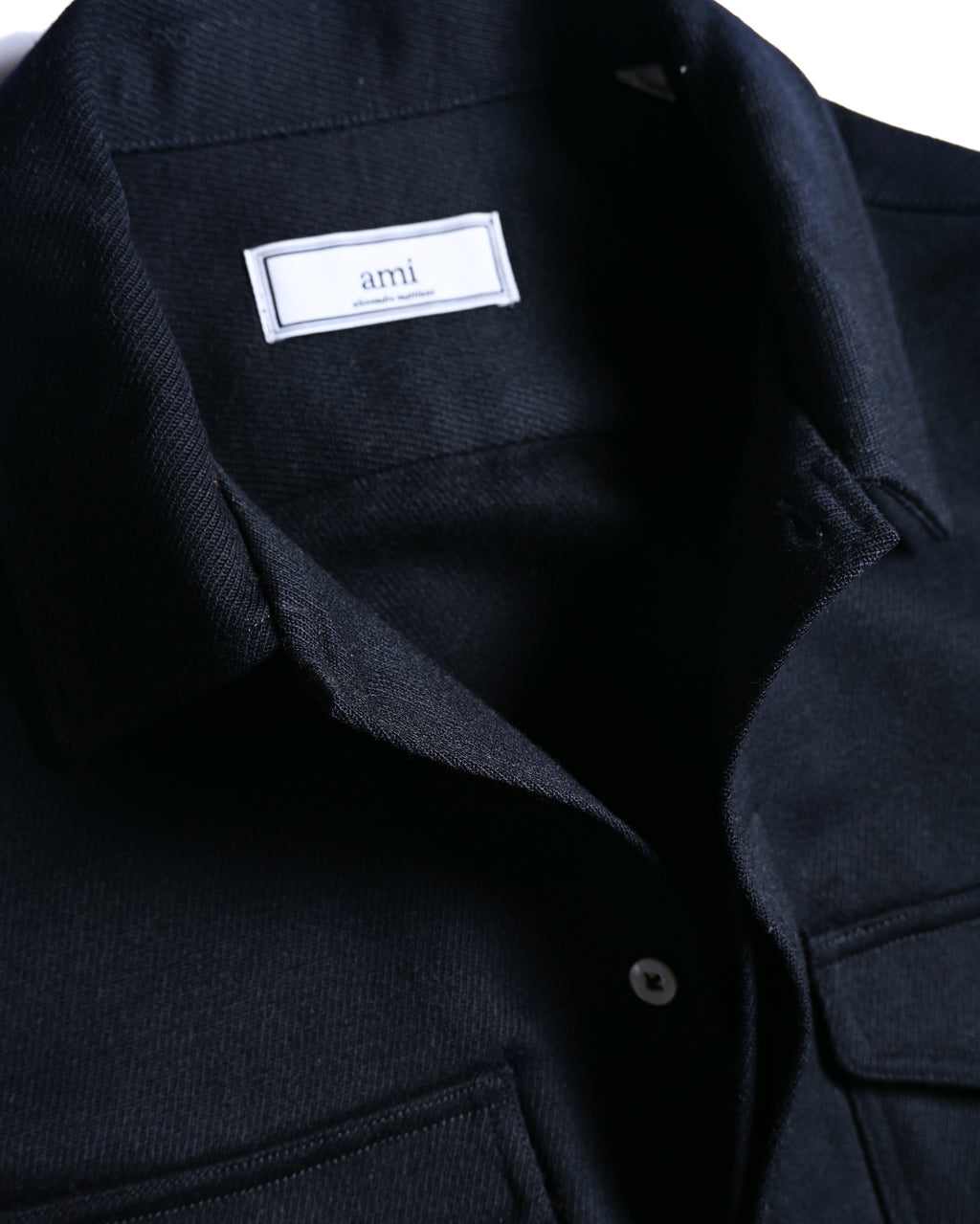 Ami alexandre mattiussi/ Work Detailed 4 Pockets Fly Front Jacket  Navy