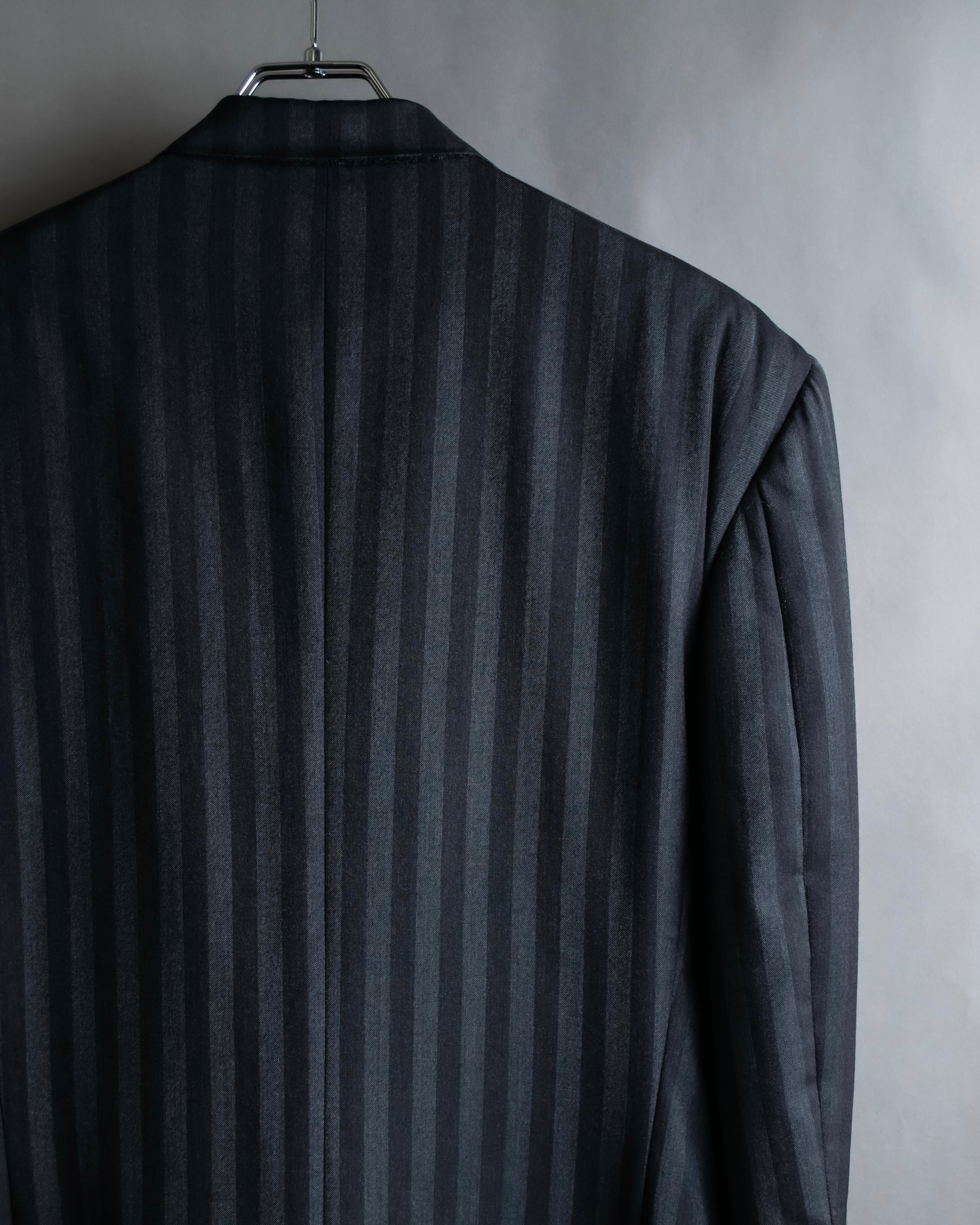 "GIANNI VERSACE" Striped classical tailored jacket