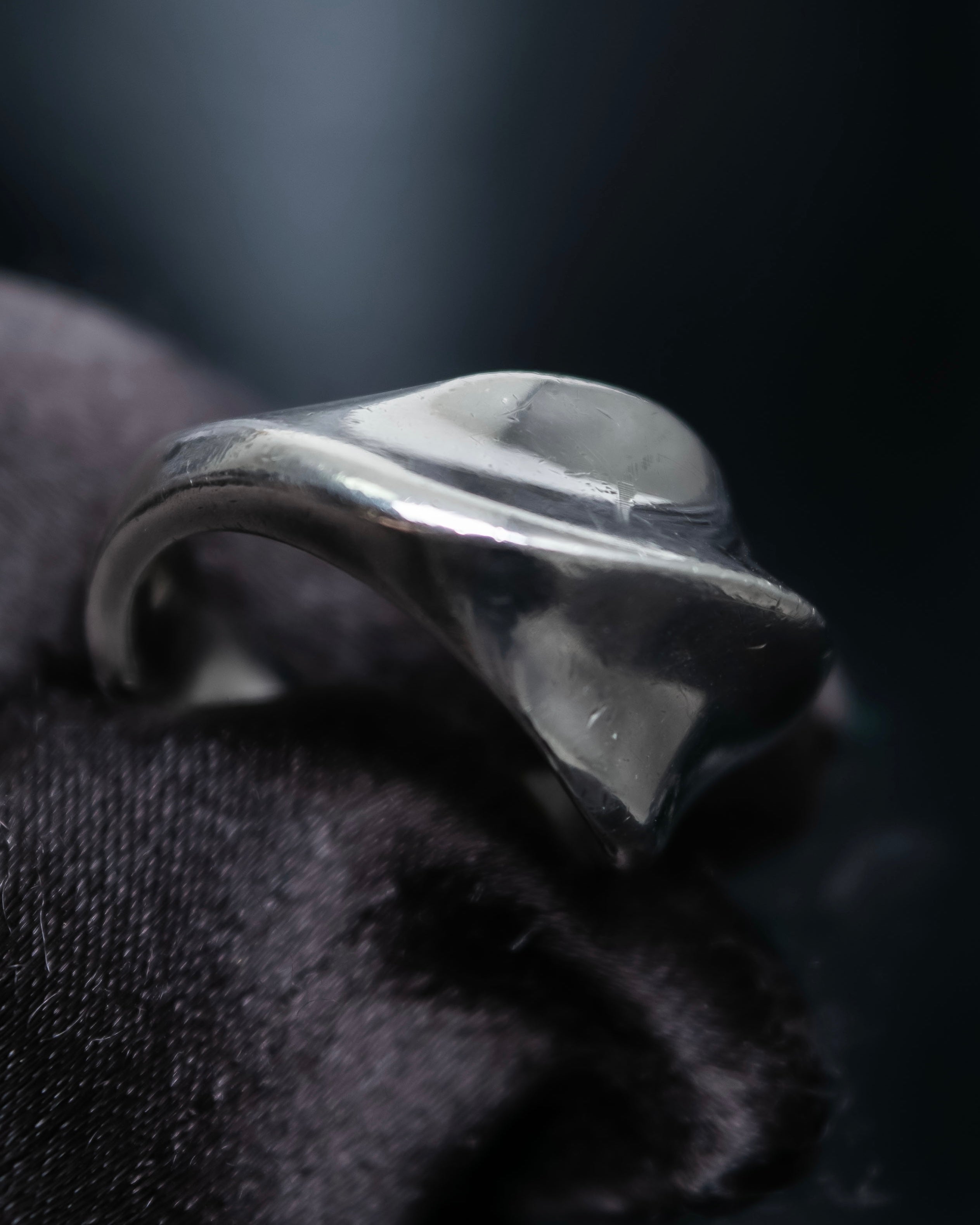 “Georg Jensen” Twisted shape silver ring