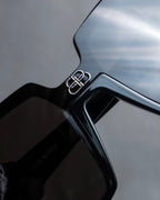 "BALENCIAGA" BB logo square frame sunglasses