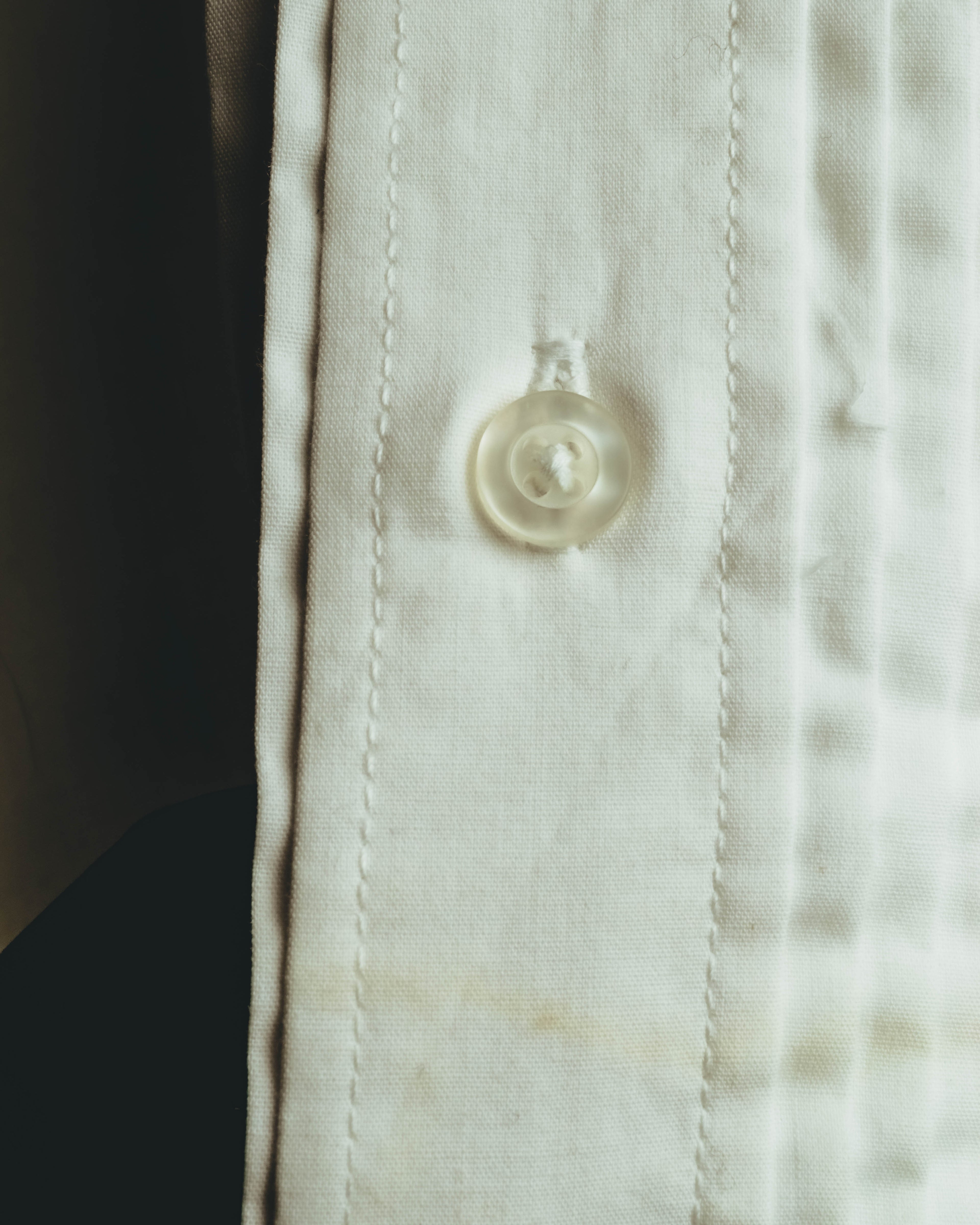 "Vintage" 90's-00's Pleated front tuxedo shirt
