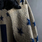 "LIBERAL ARTS" Star pattern oversized knit pullover