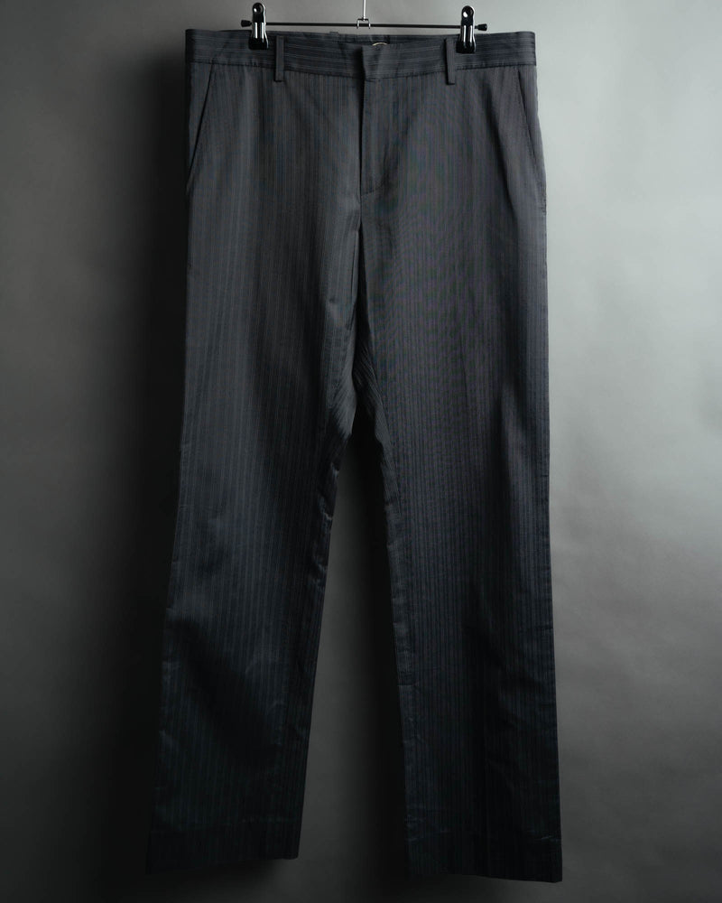 -MOOD MILLÉSIMES- 00’s pin-striped tailored dress trousers