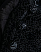 "JEAN-LOUIS SCHERRER" Lace frill design ribbon attached jacket