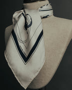 "Hermès" Classic ex libris silk scarf