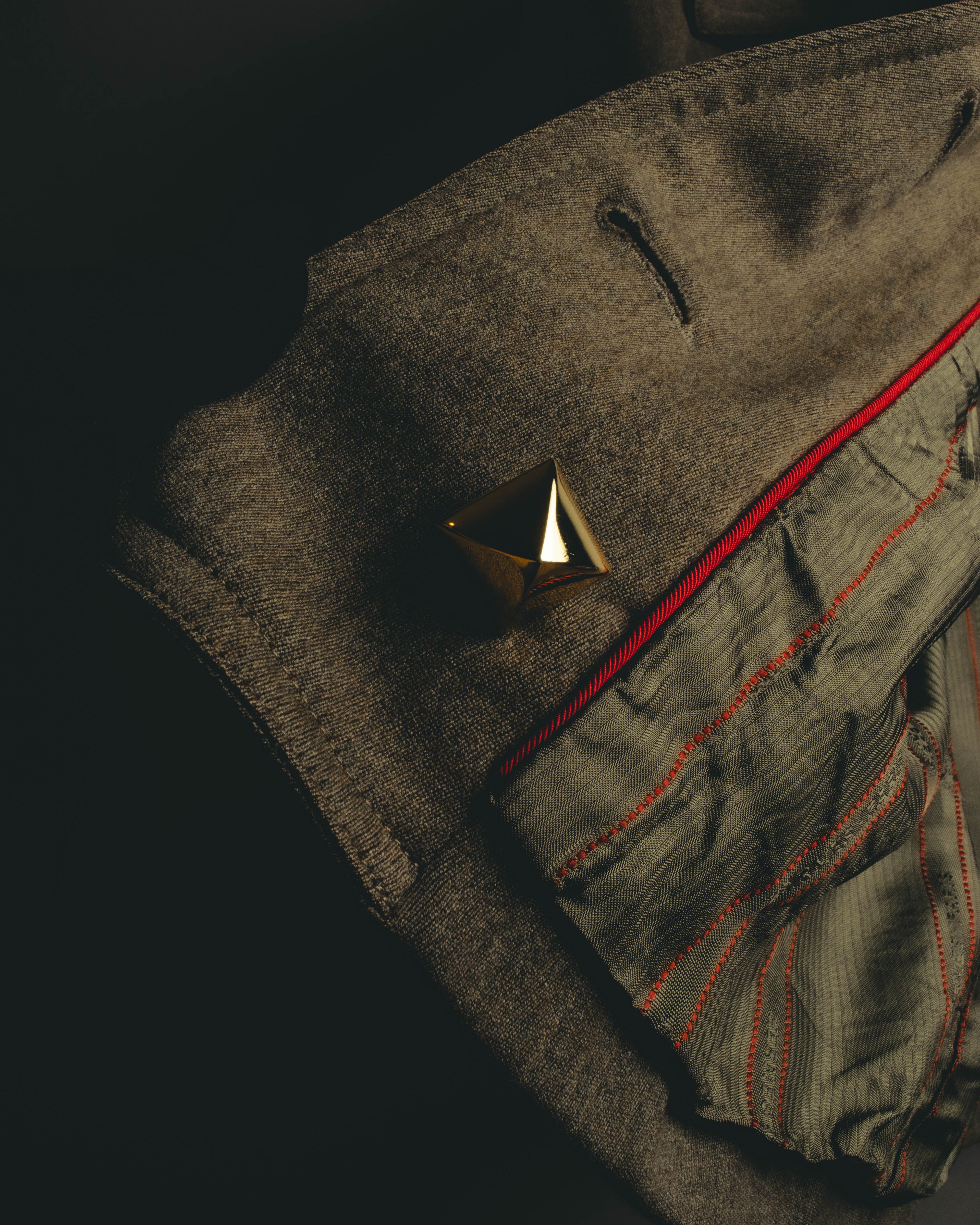 –SPECIAL– "Hermès" 70's-80's Equestrian wool tailored jacket