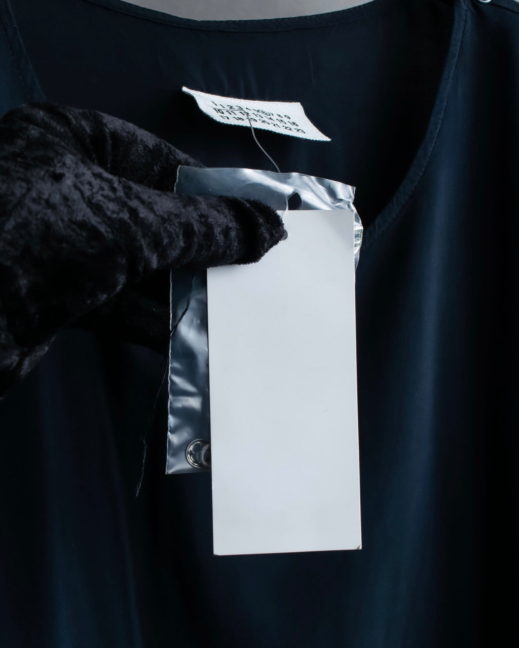 "Maison Martin Margiela" Beautiful draped navy 3-way dress