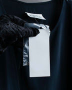 "Maison Martin Margiela" Beautiful draped navy 3-way dress