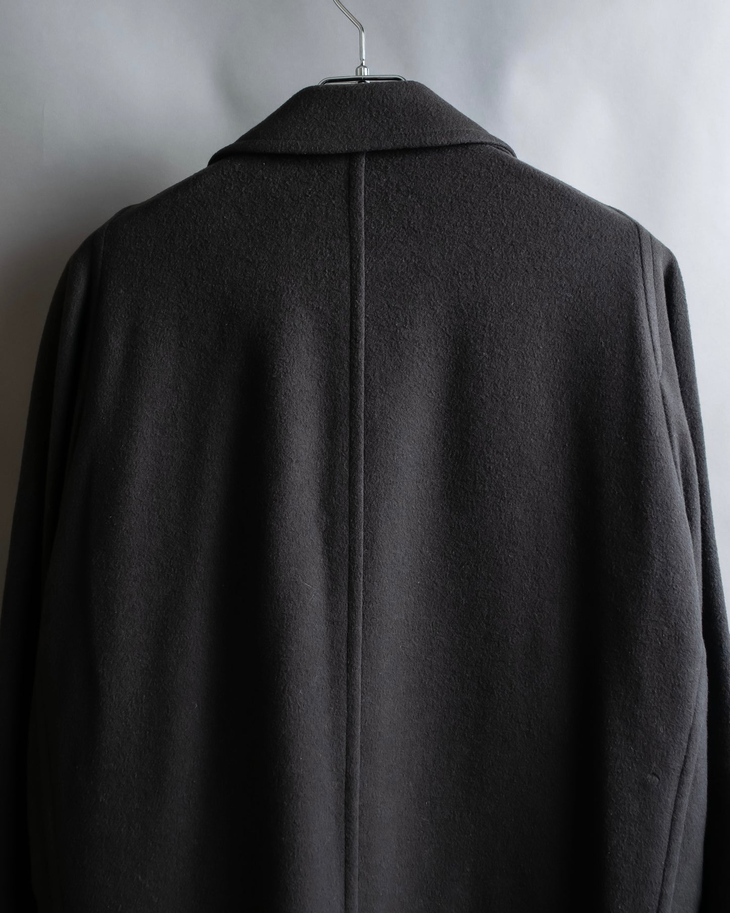 "CHRISTIAN DIOR MONSIEUR" Large lapel cashmere blend oversized mid length coat