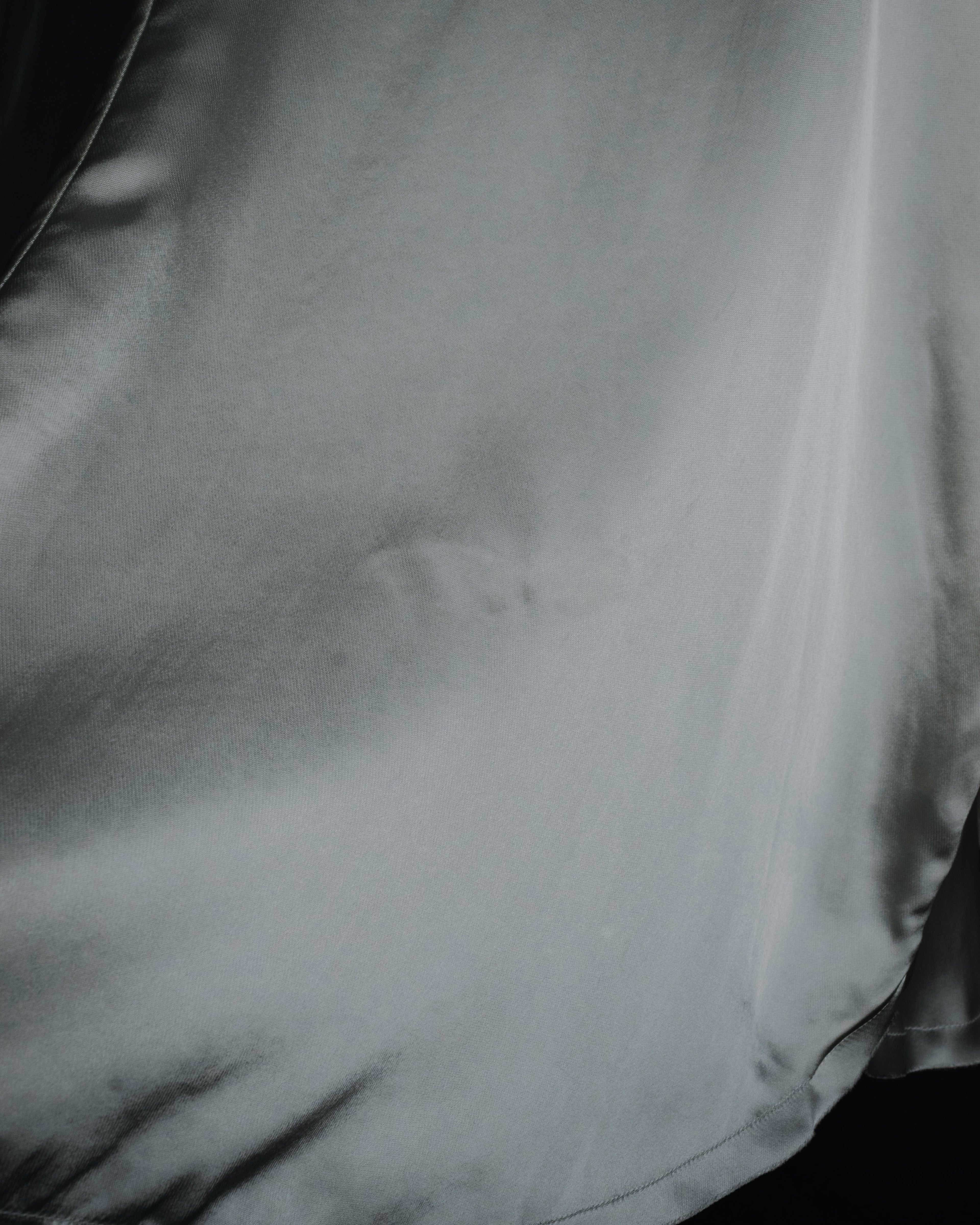 –SPECIAL– "LOEWE" 00’s Satin dolman sleeve destroy edge shirt