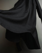 "TOM FORD" 2010's Fluid rayon silk classic collar black shirt