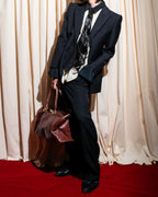 "GIVENCHY" Peak lapel tailored jacket & easy slacks set up