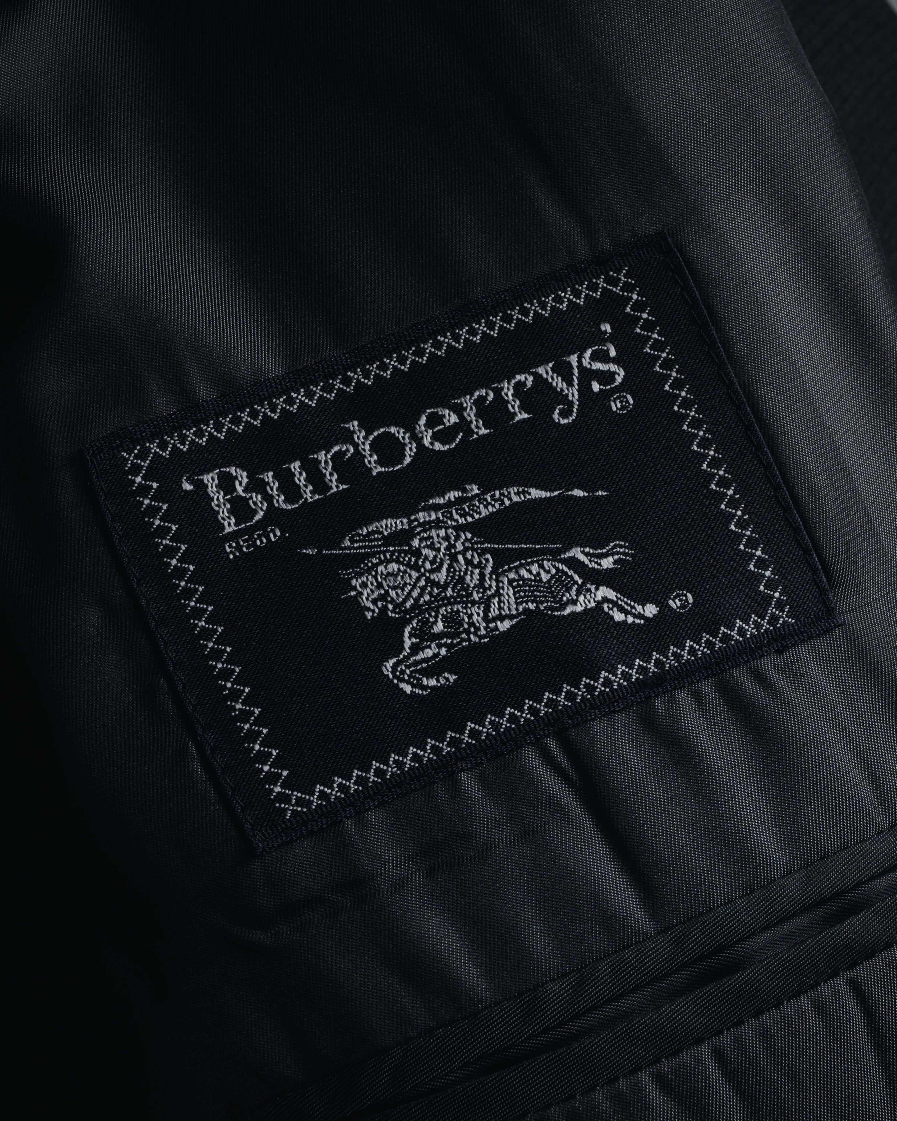 "Burberrys" 90’s double-breasted peak lapel suit set-up