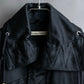 "BALENCIAGA" Glossy cotton military detail belted coat