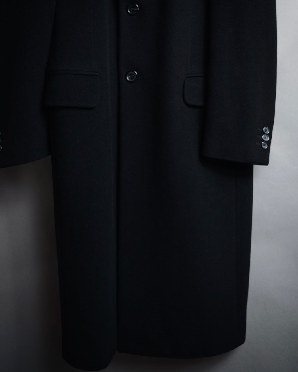 "FENDI" 00’s virgin wool chesterfield coat