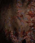 “Christian Dior” 1970’s-1980’s Floral print silk scarf