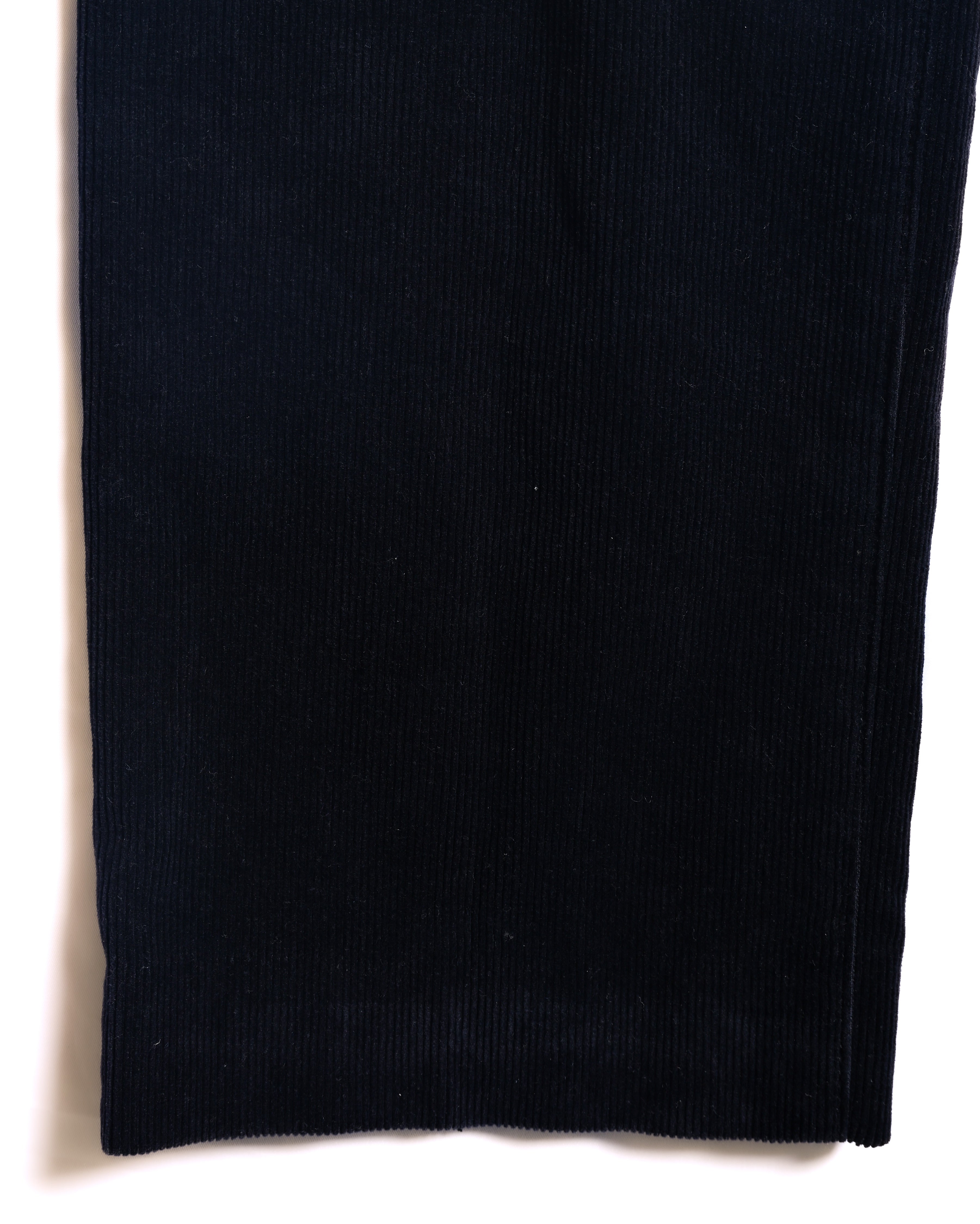 BURBERRY/ Slim Fit Single Breasted Corduroy Set Up Black