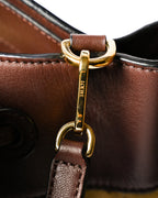 LOEWE/ “Midnight” Suede Mixed Drawstring Shoulder Bag