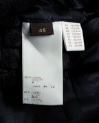 "LOUIS VUITTON" Geometric pattern velvet tailored jacket