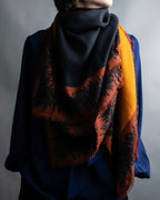 "Christian Dior" Botanical print large stole