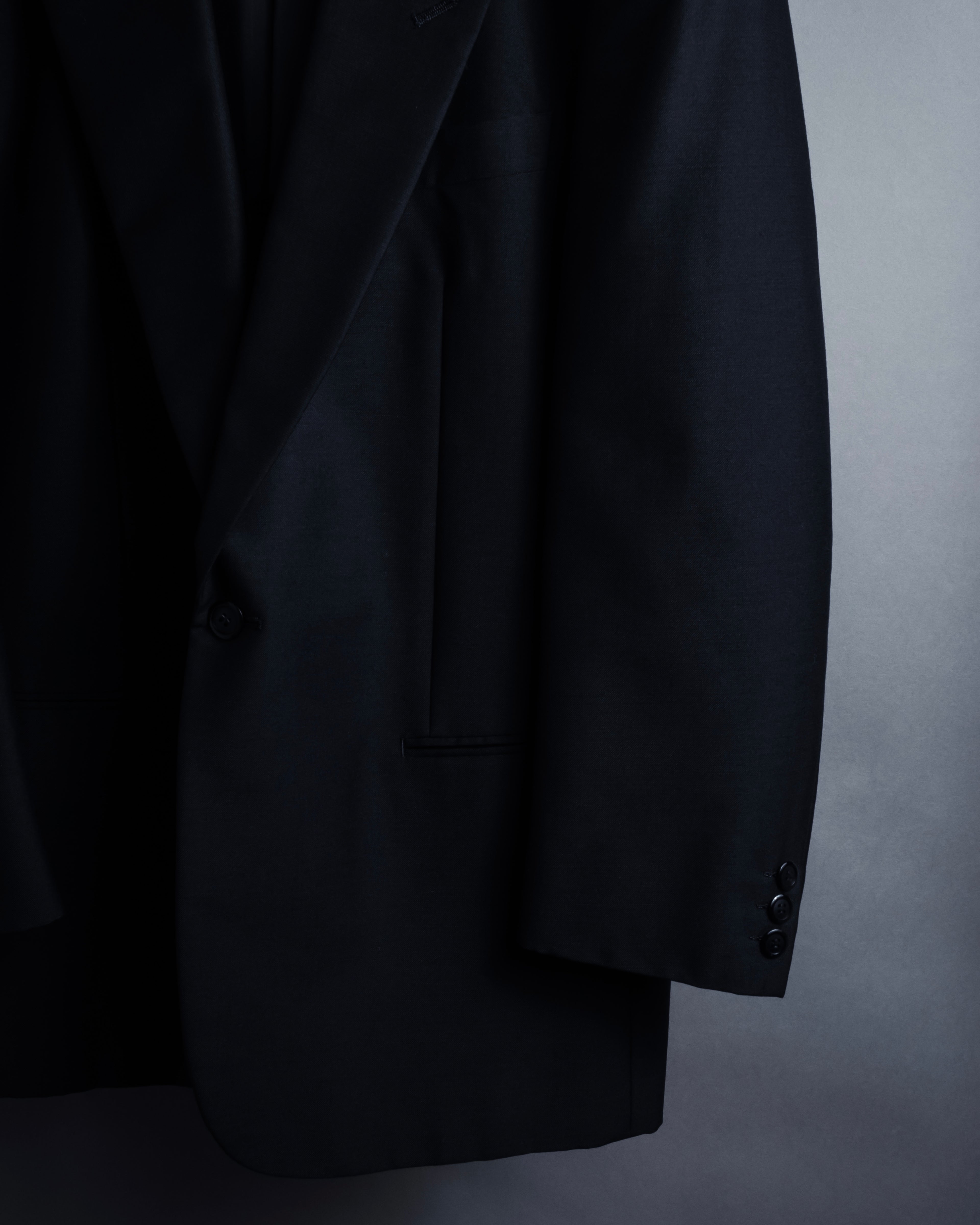 "YVES SAINT LAURENT" Strongly tailored shaped wool set up