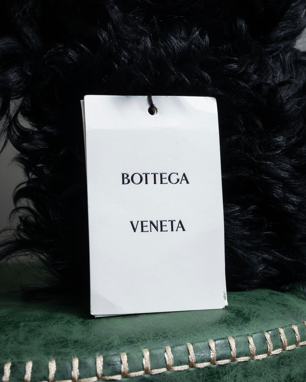 "BOTTEGA VENETA" Long-haired fur design leather gloves