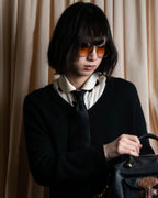 "GIORGIO ARMANI" Mixed material striped necktie