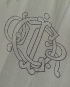 "Christian Dior" Wreath floral design silk scarf