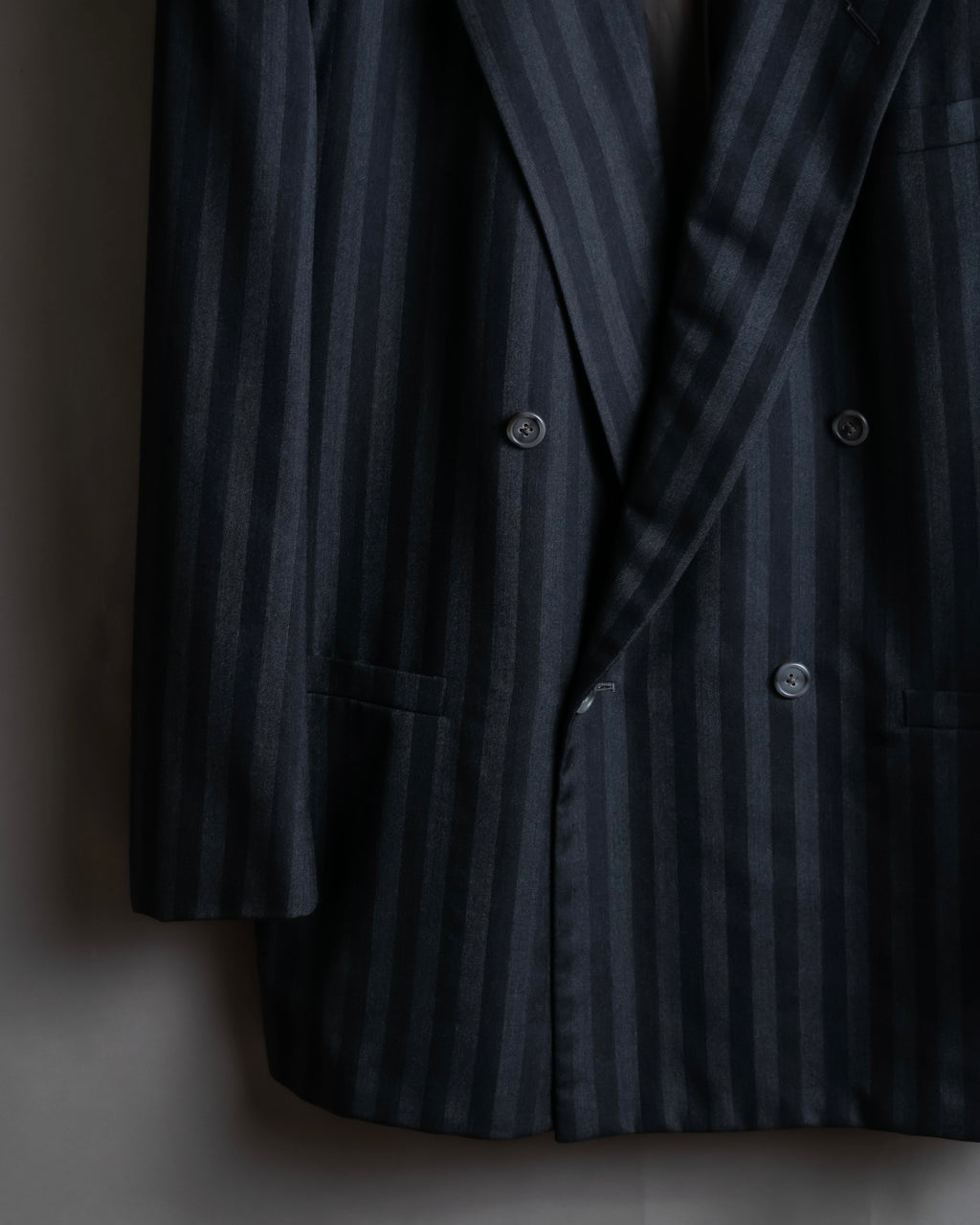 "GIANNI VERSACE" Striped classical tailored jacket